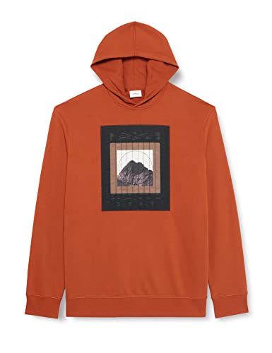 s.Oliver Big Size Men's 2124695 Sweatshirt, Orange, 3XL von s.Oliver