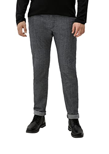 Q/S designed by - s.Oliver Men's 2124761 Hose, Detroit Relaxed fit, Grau, 42/32 von s.Oliver