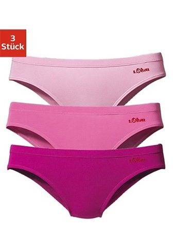 s.Oliver Bikinislip (Packung, 3-St) aus elastischer Baumwoll-Qualität von s.Oliver