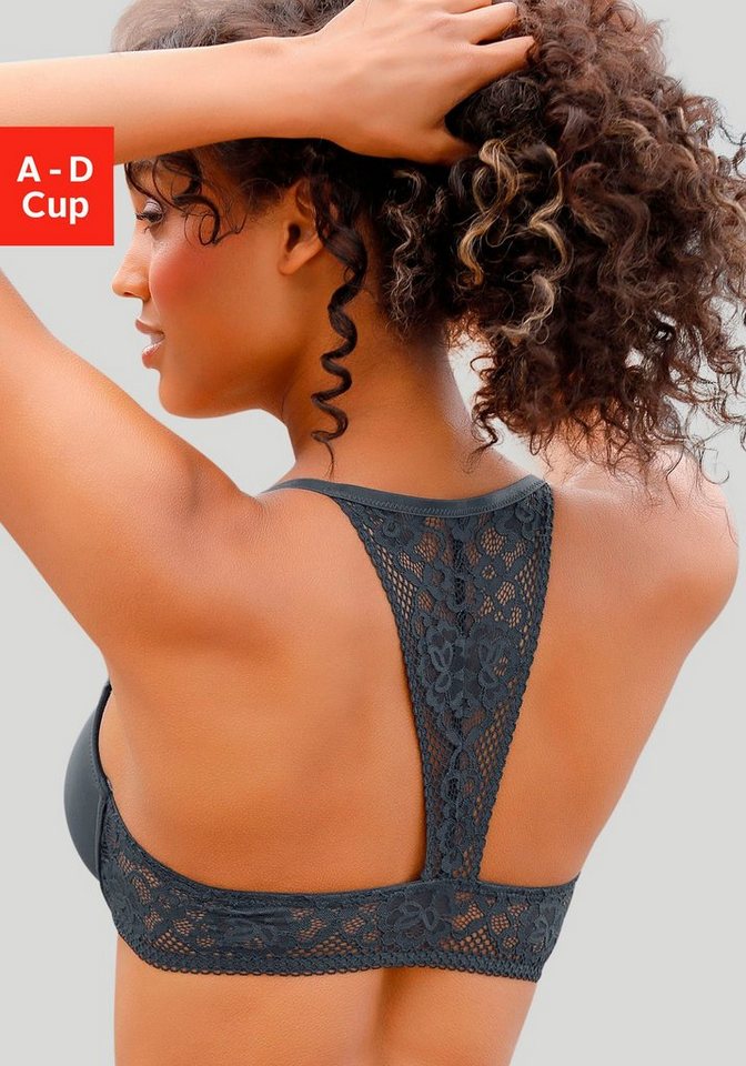 s.Oliver Schalen-BH Lisette mit Vorderverschluß und schönem Spitzenrücken, Dessous s.Oliver Schalen-BH Lisette mit Vorderverschluß und schönem Spitzenrücken, Dessous von s.Oliver