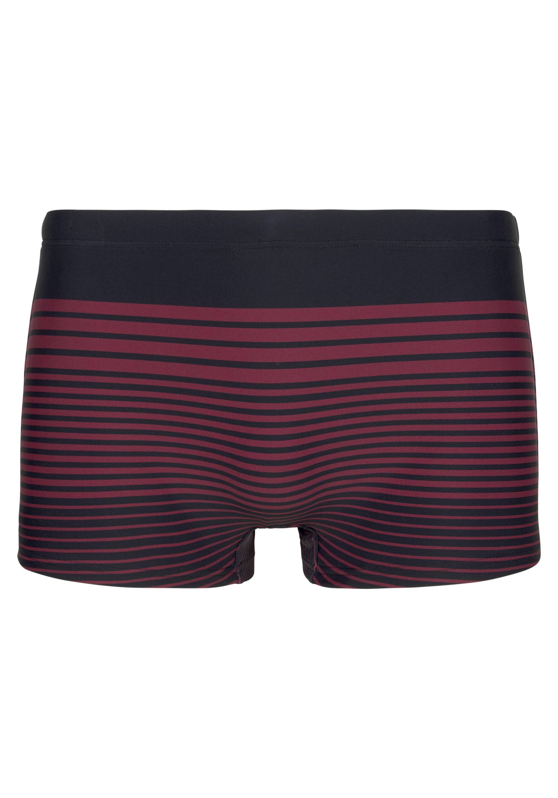 s.Oliver Boxer-Badehose black-bordea - Gr. - 4 von s.Oliver Dessous, Wäsche & Bademode