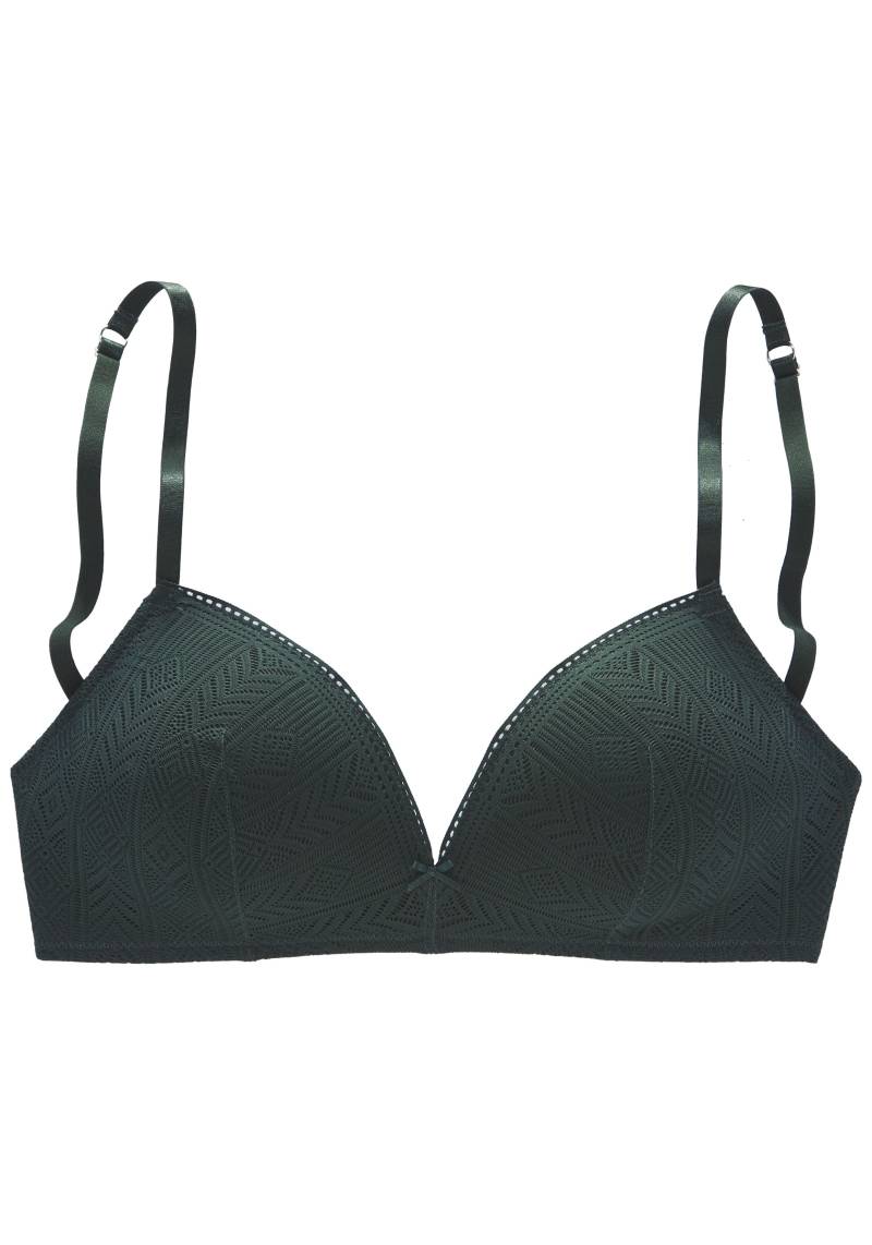 s.Oliver Bralette pine green - Gr. - 70A von s.Oliver Dessous, Wäsche & Bademode