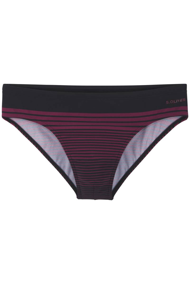 s.Oliver Herren Badehose knapp black-bordea - Gr. - 8 von s.Oliver Dessous, Wäsche & Bademode