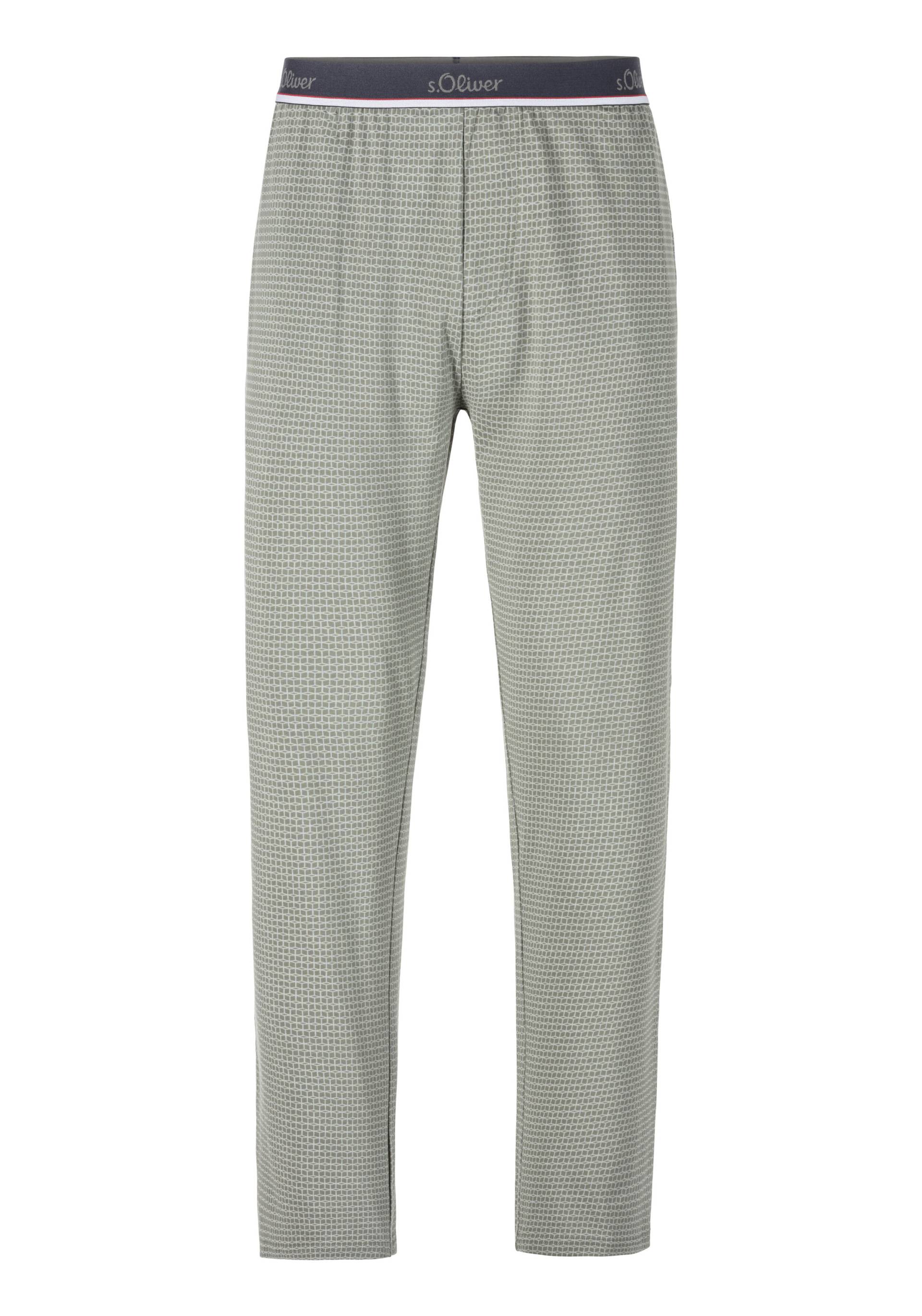 s.Oliver LM Schlafhose lang khaki aop von s.Oliver Dessous, Wäsche & Bademode
