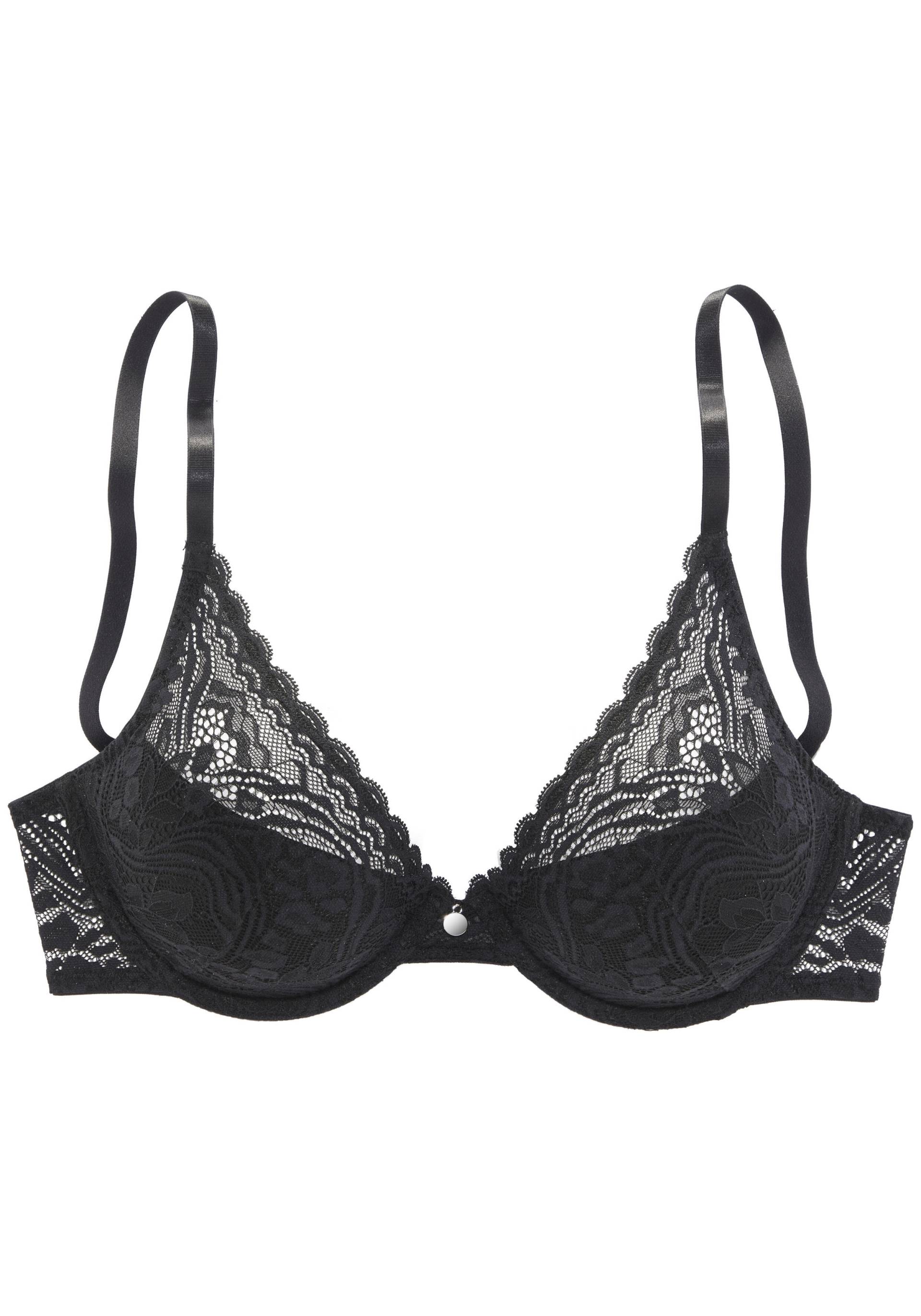s.Oliver Push-up BH black - Gr. - 85C von s.Oliver Dessous, Wäsche & Bademode