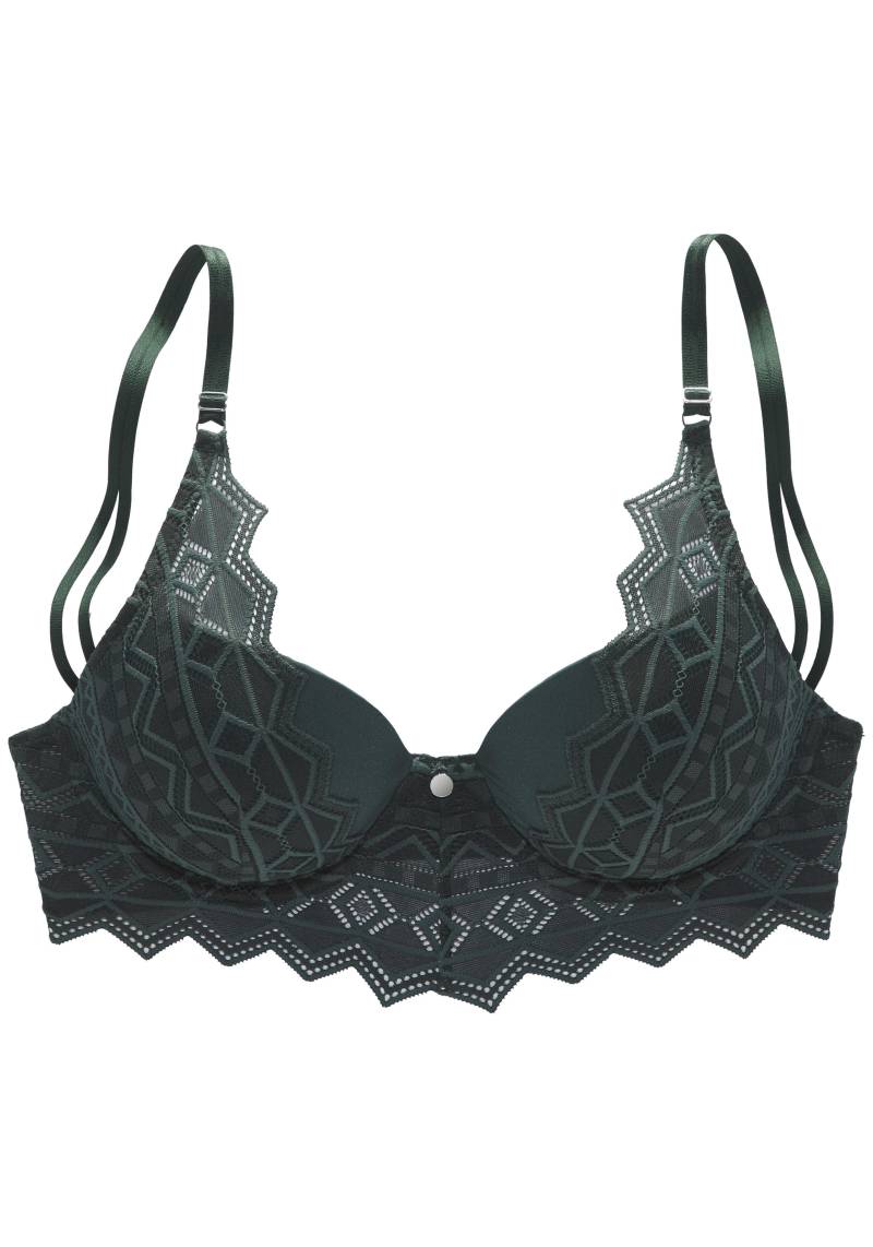 s.Oliver Push-up BH pine green - Gr. - 70A von s.Oliver Dessous, Wäsche & Bademode