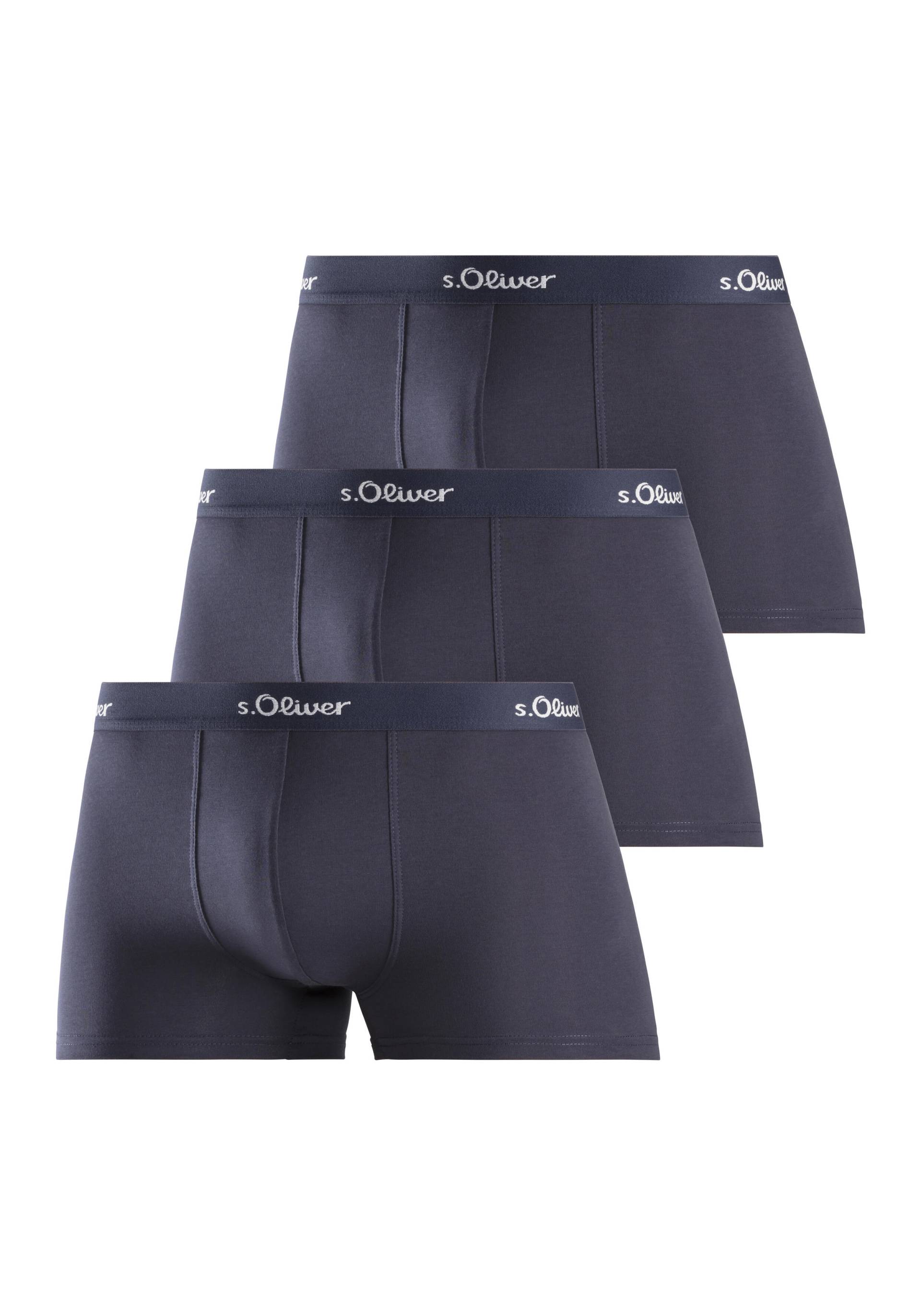 s.Oliver s.O Boxer Basic 3x 3x navy von s.Oliver Dessous, Wäsche & Bademode