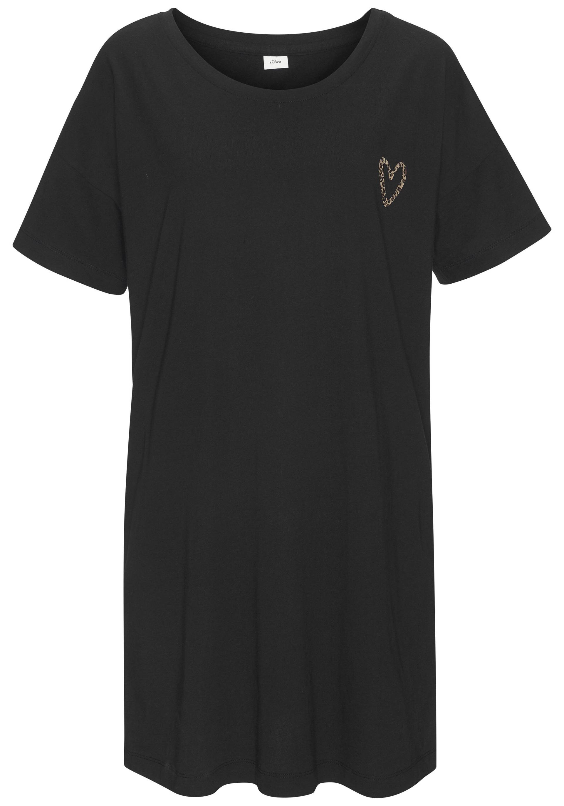 s.Oliver s.Oliver Bigshirt black - Gr. - 36/38 von s.Oliver Dessous, Wäsche & Bademode