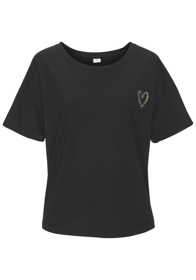 s.Oliver s.Oliver Shirt black - Gr. - 36/38 von s.Oliver Dessous, Wäsche & Bademode