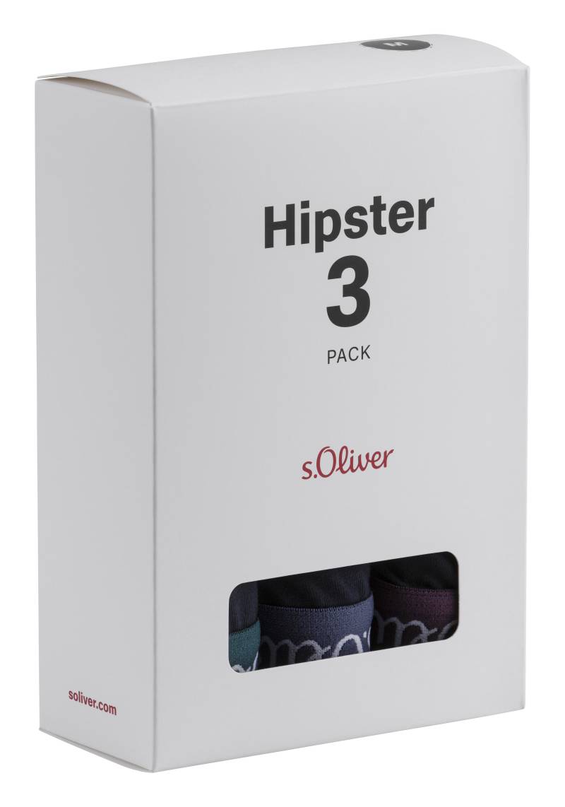 s.oliver s.O Hipster Basic 3x black - Gr. - L von s.Oliver Dessous, Wäsche & Bademode
