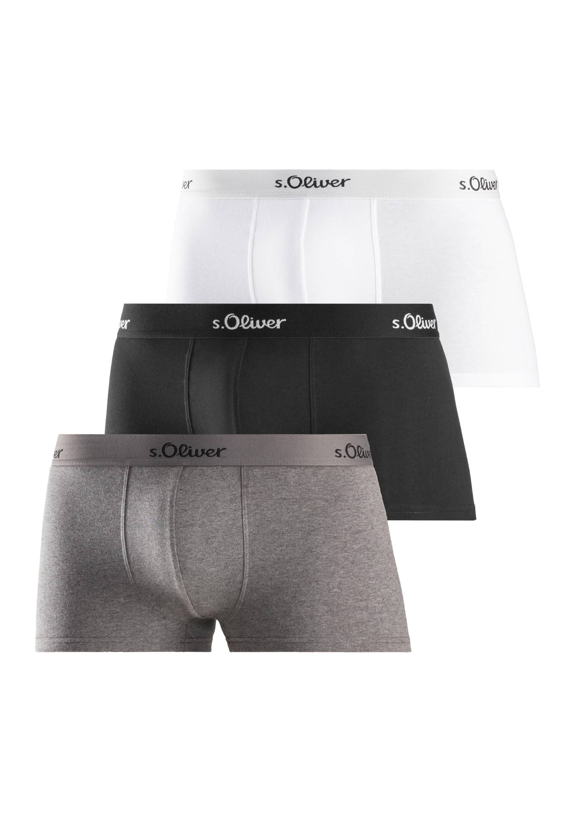 s.oliver s.O Hipster Basic 3x gre+bla+white - Gr. - M von s.Oliver Dessous, Wäsche & Bademode