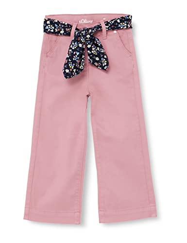 s.Oliver Junior Girl's Hose mit Gürtel, Wide Leg, PINK, 104 von s.Oliver