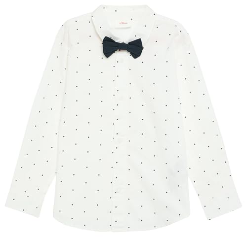 s.Oliver Junior Hemd mit Minimal AOP und Abnehmbarer Fliege von s.Oliver Junior