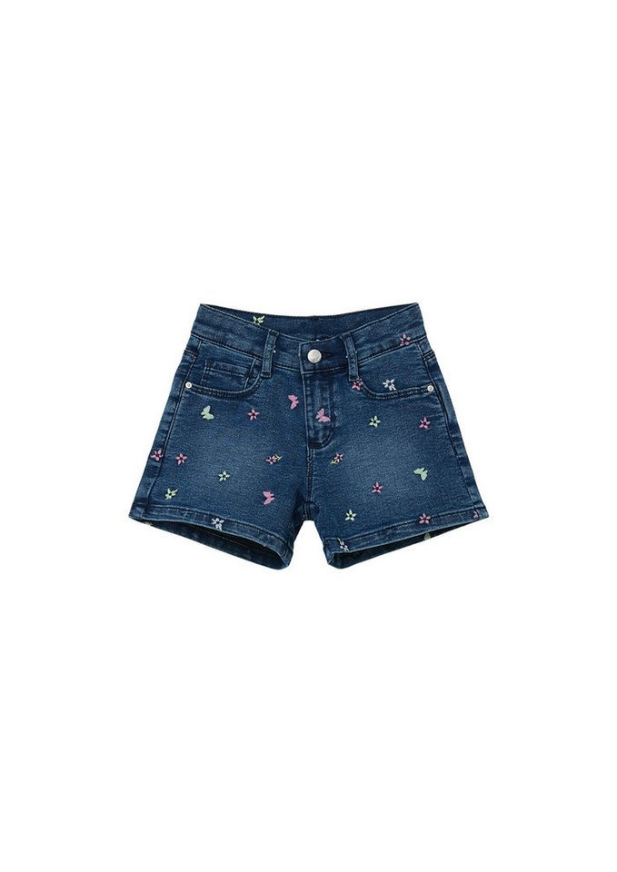 s.Oliver Junior Jeansshorts mit Blumenstickerei von s.Oliver Junior