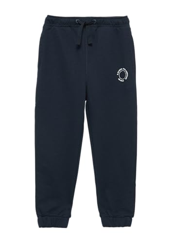 s.Oliver Unisex Jogginghose aus Sweat mit kleinem Print-Detail Navy 122 s.Oliver Unisex Jogginghose aus Sweat mit kleinem Print-Detail Navy 122 von s.Oliver