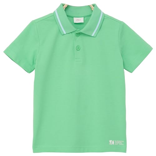 s.Oliver Junior Jungen 2143111 Poloshirt mit Kontrastdetail, 7303, 92/98 cm von s.Oliver Junior