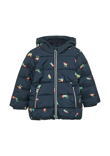 s.Oliver Junior Jungen 2151468 Steppjacke Mit Kapuze Und Allover Print, 59A2, 116 EU von s.Oliver Junior