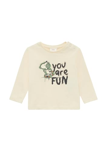 s.Oliver Junior Jungen 2153482 T-Shirt Langarm, 0805, 92 EU von s.Oliver Junior
