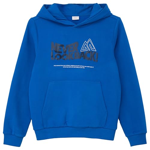 s.Oliver Junior Jungen 2153518 Sweatshirt mit Kapuze, Blau 5534, 170/176 s.Oliver Junior Jungen 2153518 Sweatshirt mit Kapuze, Blau 5534, 170/176 von s.Oliver Junior