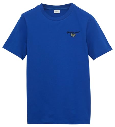 s.Oliver Junior Jungen 2164552 T-Shirt, blau, 134/140 cm von s.Oliver Junior