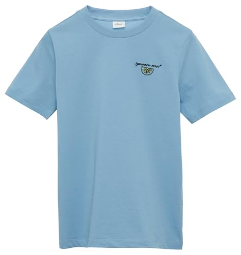 s.Oliver Junior Jungen 2164552 T-Shirt, blau, 158/164 cm s.Oliver Junior Jungen 2164552 T-Shirt, blau, 158/164 cm von s.Oliver Junior