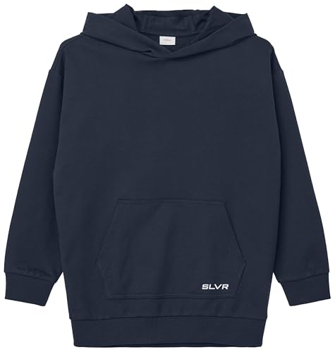 s.Oliver Junior Jungen 2174132 Sweatshirt mit Kapuze, blau, 152 cm s.Oliver Junior Jungen 2174132 Sweatshirt mit Kapuze, blau, 152 cm von s.Oliver Junior