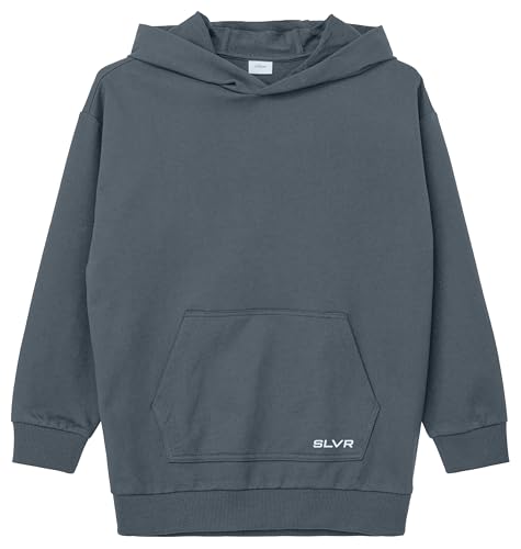 s.Oliver Junior Jungen 2174132 Sweatshirt mit Kapuze, blau, 164 s.Oliver Junior Jungen 2174132 Sweatshirt mit Kapuze, blau, 164 von s.Oliver Junior