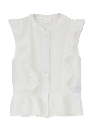 s.Oliver Junior Mädchen 2145488 Bluse Kurzarm, 0210, 152 cm von s.Oliver