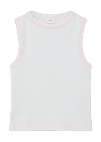 s.Oliver Junior Mädchen 2146127 Tanktop, weiß 0100, L von s.Oliver Junior
