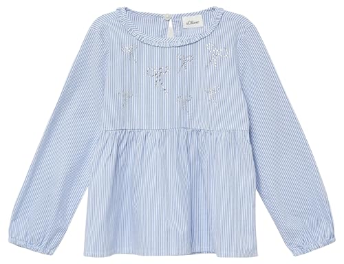 s.Oliver Junior Mädchen 2171363 Bluse Langarm, 55N2, 128-134 Plus von s.Oliver Junior