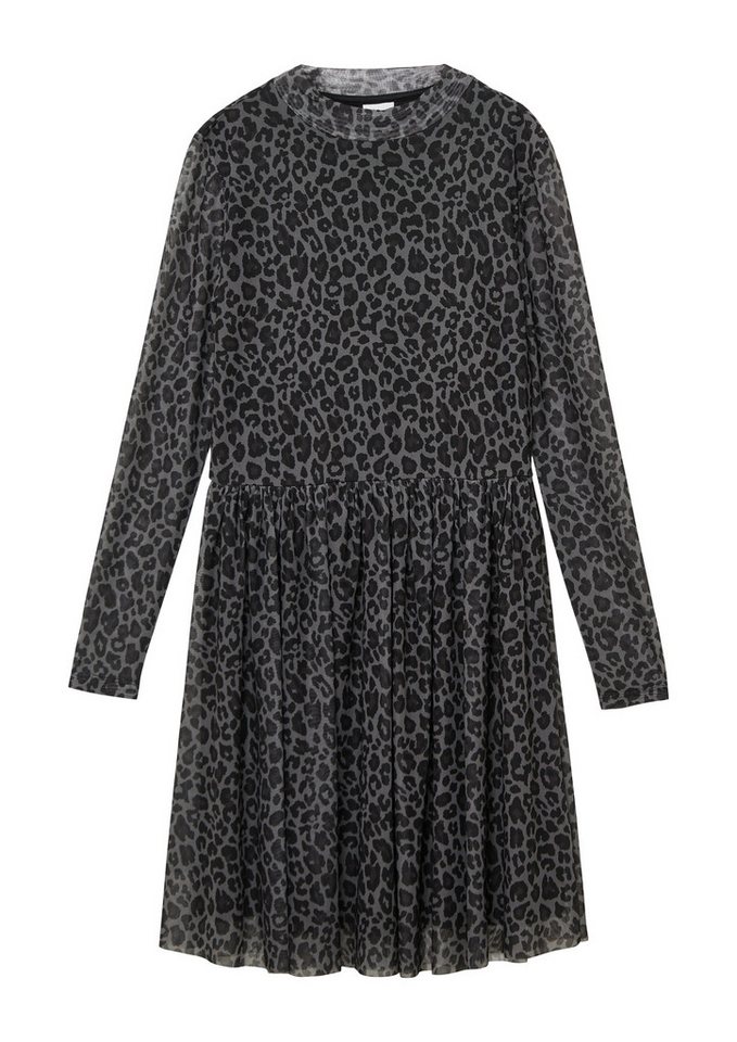 s.Oliver Junior Meshkleid mit blickdichtem Futter und All-Over-Print, für Girls von s.Oliver Junior