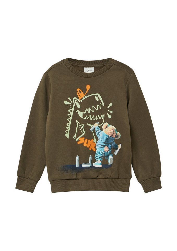 s.Oliver Junior Sweater mit Frontprint von s.Oliver Junior
