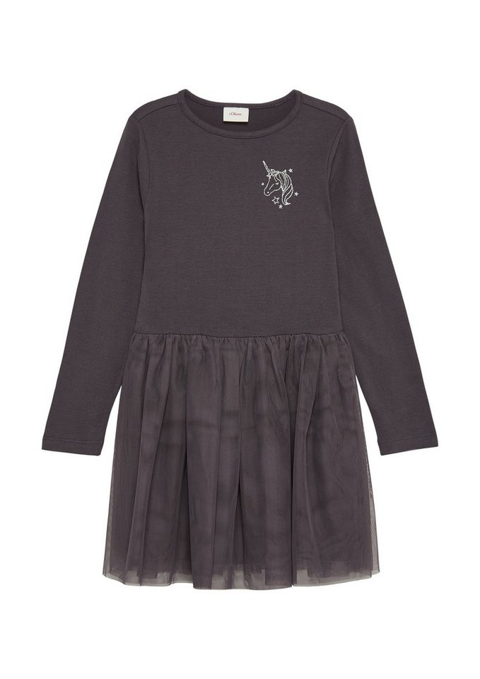 s.Oliver Junior Sweatkleid mit Rock aus Tüll von s.Oliver Junior