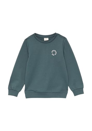 s.Oliver Unisex Sweatshirt mit Rippbündchen und kleinem Print-Detail schiefergrau 128/134 s.Oliver Unisex Sweatshirt mit Rippbündchen und kleinem Print-Detail schiefergrau 128/134 von s.Oliver