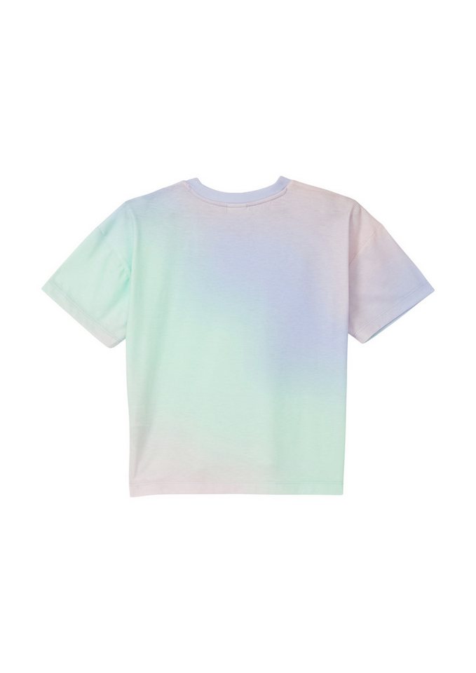 s.Oliver Junior T-Shirt kurz, mit Regenbogen-farbverlauf, für Girls von s.Oliver Junior