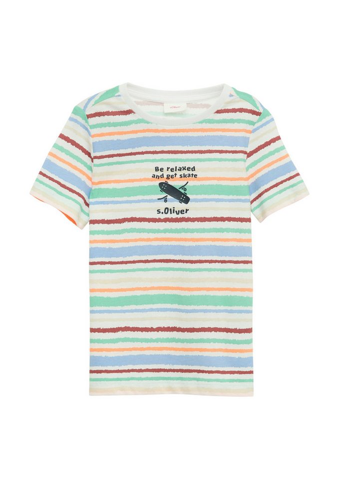 s.Oliver Junior T-Shirt mit Streifen Muster von s.Oliver Junior