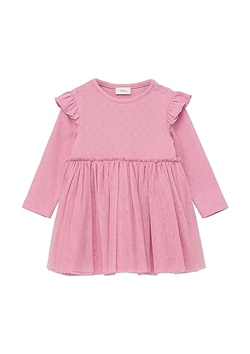 s.Oliver Mädchen 2134349 Kleid kurz, Rosa, 80 von s.Oliver