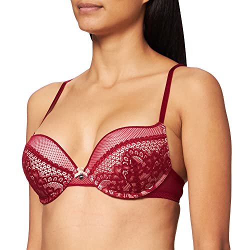 s.Oliver RED LABEL Bodywear LM Damen Ophélie Push-Up-BH, Bordeaux, 120B von s.Oliver RED LABEL Bodywear LM