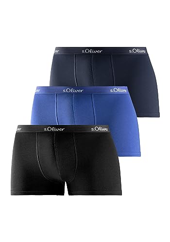 s.Oliver 3er-Pack klassischer Jersey Boxershorts für Herren - Komfort und Stil für jeden Tag von s.Oliver