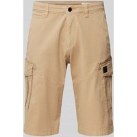 s.Oliver RED LABEL Bermudas mit Cargotaschen in Beige, Größe 34 von s.Oliver RED LABEL