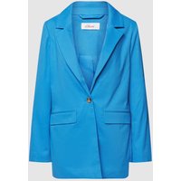 s.Oliver RED LABEL Blazer mit Knopfverschluss in Royal, Größe 40 s.Oliver RED LABEL Blazer mit Knopfverschluss in Royal, Größe 40 von s.Oliver RED LABEL