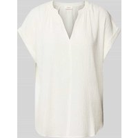s.Oliver RED LABEL Bluse mit Strukturmuster in Offwhite, Größe 44 von s.Oliver RED LABEL