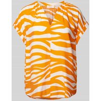 s.Oliver RED LABEL Blusenshirt mit Teilungsnaht in Orange, Größe 36 von s.Oliver RED LABEL