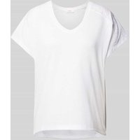 s.Oliver RED LABEL T-Shirt mit Häkelspitze in Weiss, Größe 44 s.Oliver RED LABEL T-Shirt mit Häkelspitze in Weiss, Größe 44 von s.Oliver RED LABEL