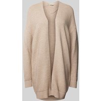 s.Oliver RED LABEL Cardigan mit gerippten Abschlüssen in Sand, Größe 42 von s.Oliver RED LABEL