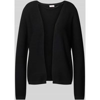 s.Oliver RED LABEL Cardigan mit offener Vorderseite in Black, Größe 36 von s.Oliver RED LABEL