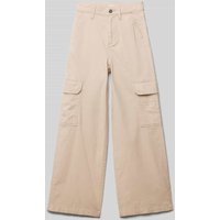 s.Oliver RED LABEL Cargohose mit Eingrifftaschen in unifarbenem Design in Camel, Größe 152 s.Oliver RED LABEL Cargohose mit Eingrifftaschen in unifarbenem Design in Camel, Größe 152 von s.Oliver RED LABEL