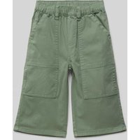 s.Oliver RED LABEL Flared Cargohose mit elastischem Bund in Khaki, Größe 134 von s.Oliver RED LABEL