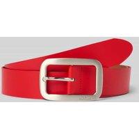 s.Oliver RED LABEL Gürtel aus reinem Leder in Rot, Größe 90 von s.Oliver RED LABEL