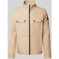 s.Oliver RED LABEL Jacke mit Stehkragen in Beige, Größe L von s.Oliver RED LABEL